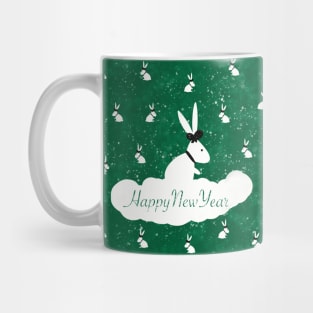 White rabbit Mug